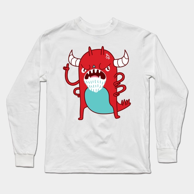 Monster Nags Long Sleeve T-Shirt by ivejustquitsmoking